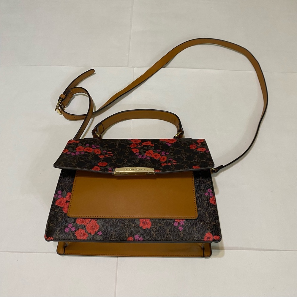 Nanette Lepore Floral Brown Handbag - Picture 3 of 16